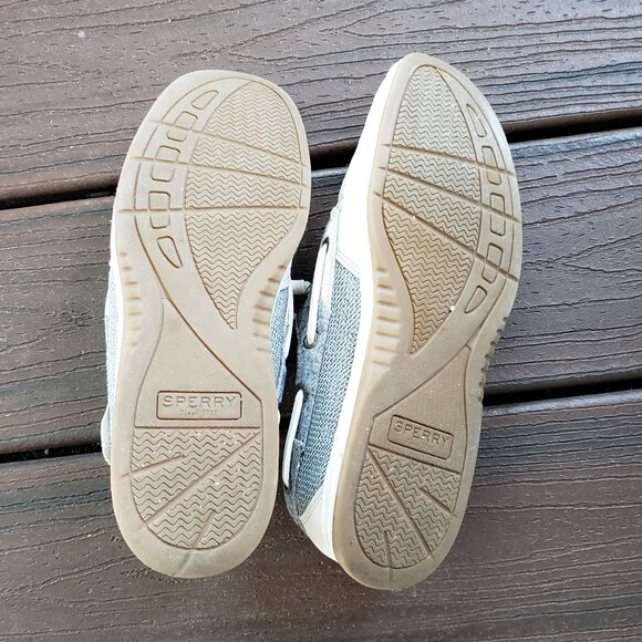 EUC women's Sperry Top-sider Ivyfish charcoal size 8 - Picture 4 of 10